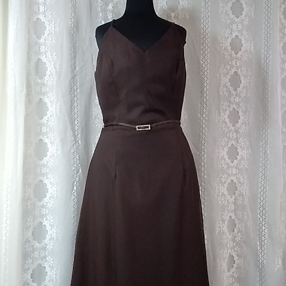 Vintage Jordan Dark Brown Women's Dress Size 8